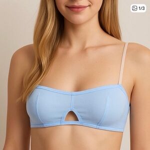 NWT Revolve We Are HAH “Wired Bra” in Periwinkle, 30-38C